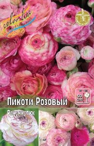 Ранункулюс Пикоти Розовый 30-40 5/6 10 шт