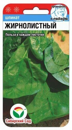 Шпинат Жирнолистный 1г (Сиб сад)